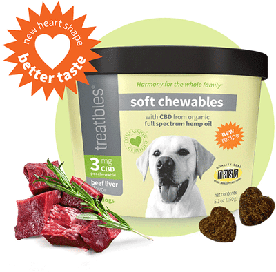 TREATIBLES Hemp Oil Soft Chews for Dogs-Paws & Purrs Barkery & Boutique