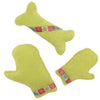 Up Country Ribbon Trim Fleece Squeaky Bone Toy (FINAL SALE).