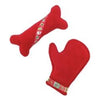 Up Country Ribbon Trim Fleece Squeaky Bone Toy (FINAL SALE).