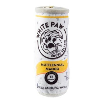 Haute Diggity Dog White Paw Muttlennial Mango Seltzer Dog Toy-Paws & Purrs Barkery & Boutique
