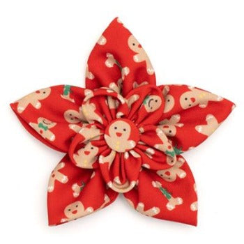 Gingerbread Bones Collar Flower