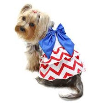 Red, White & Blue Large Bow Sundress.