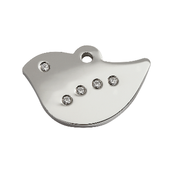 Diamante Bird Pet ID Tag.