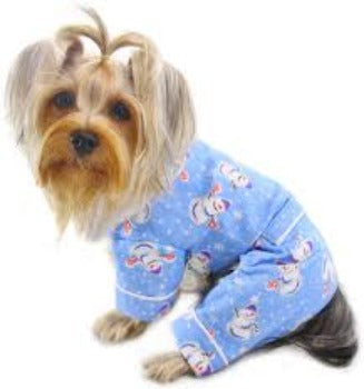 Snowman & Snowflake Flannel Pajamas.