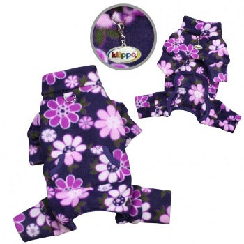 Midnight Garden Fleece Turtleneck Pajamas.