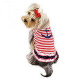 Cute Stripy Sailor Shirt with Ruffles.